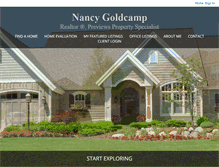 Tablet Screenshot of nancygoldcamp.com